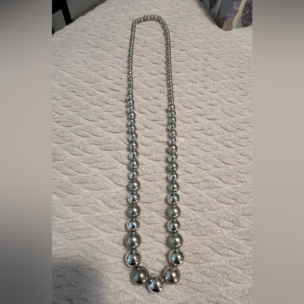 Long beaded necklace